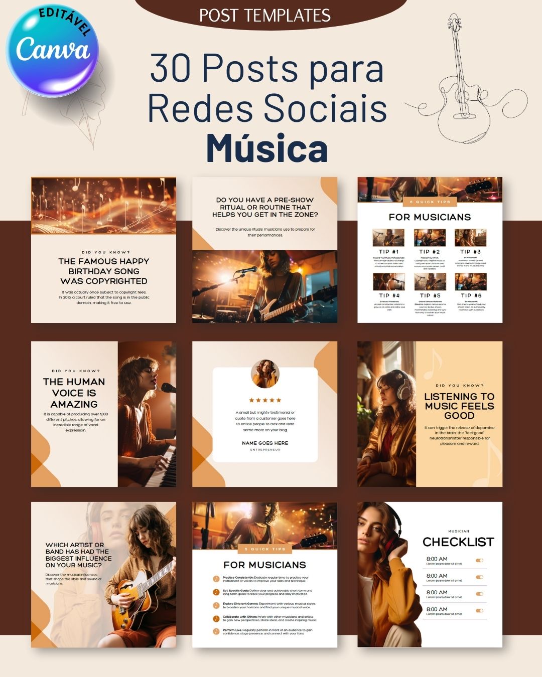 IMG_30 Posts para Redes Sociais Música 1