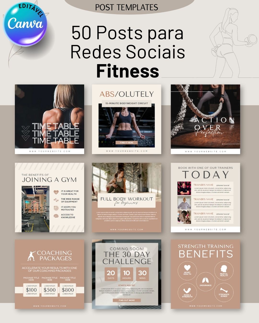 IMG_50 Posts para Redes Sociais Fitness 1