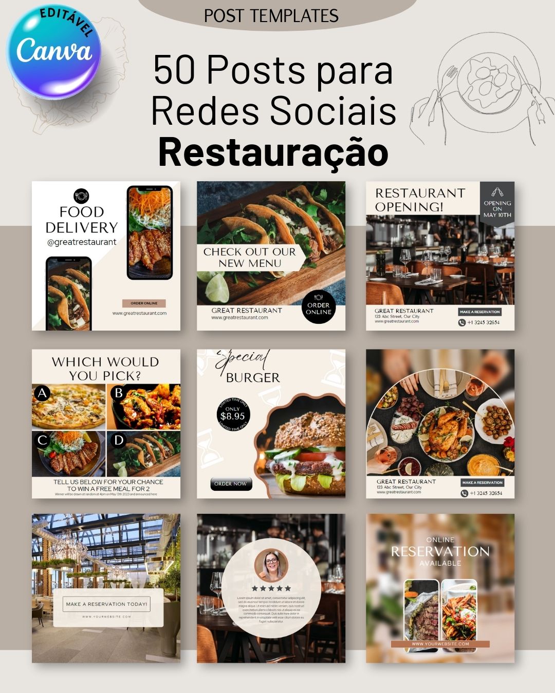 IMG_50 Posts para Redes Sociais Restauração 1