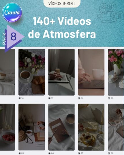 140+ Vídeos de Atmosfera (B-Roll) - Pack 8